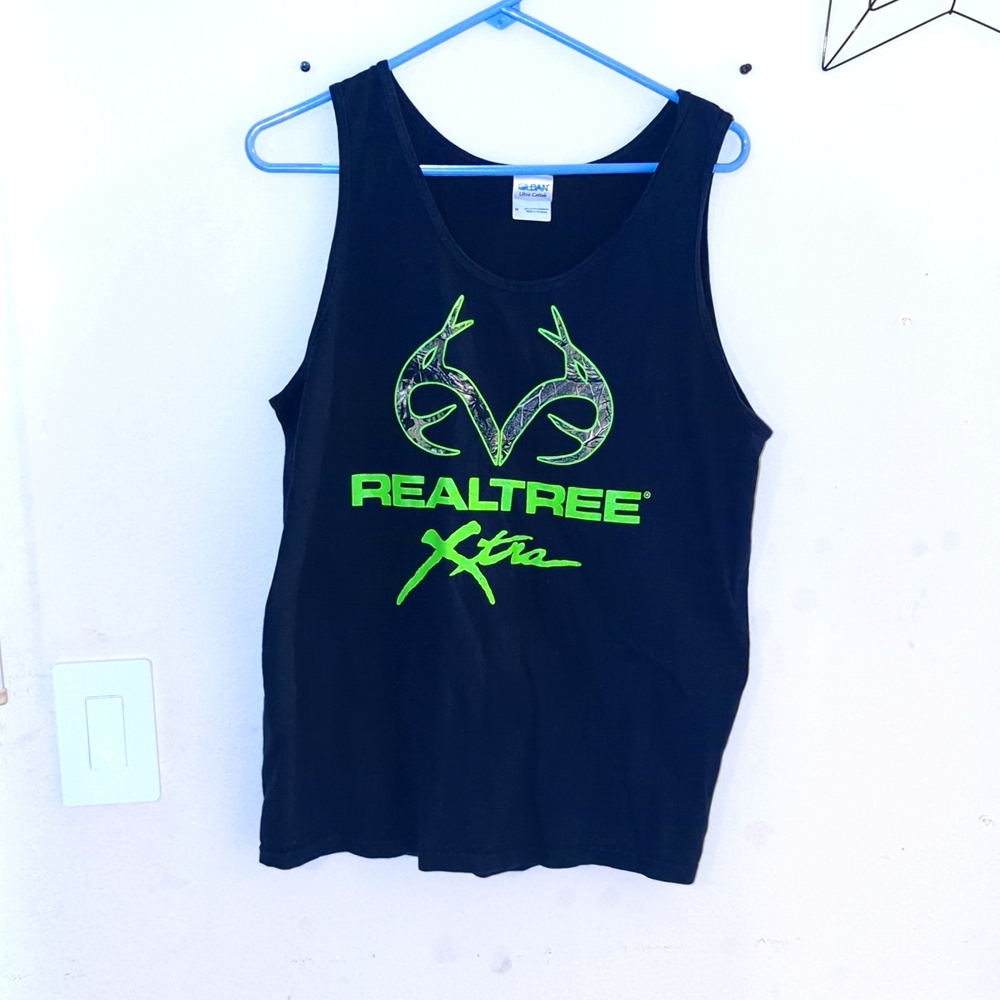 Neon Realtree extra tank top size medium
